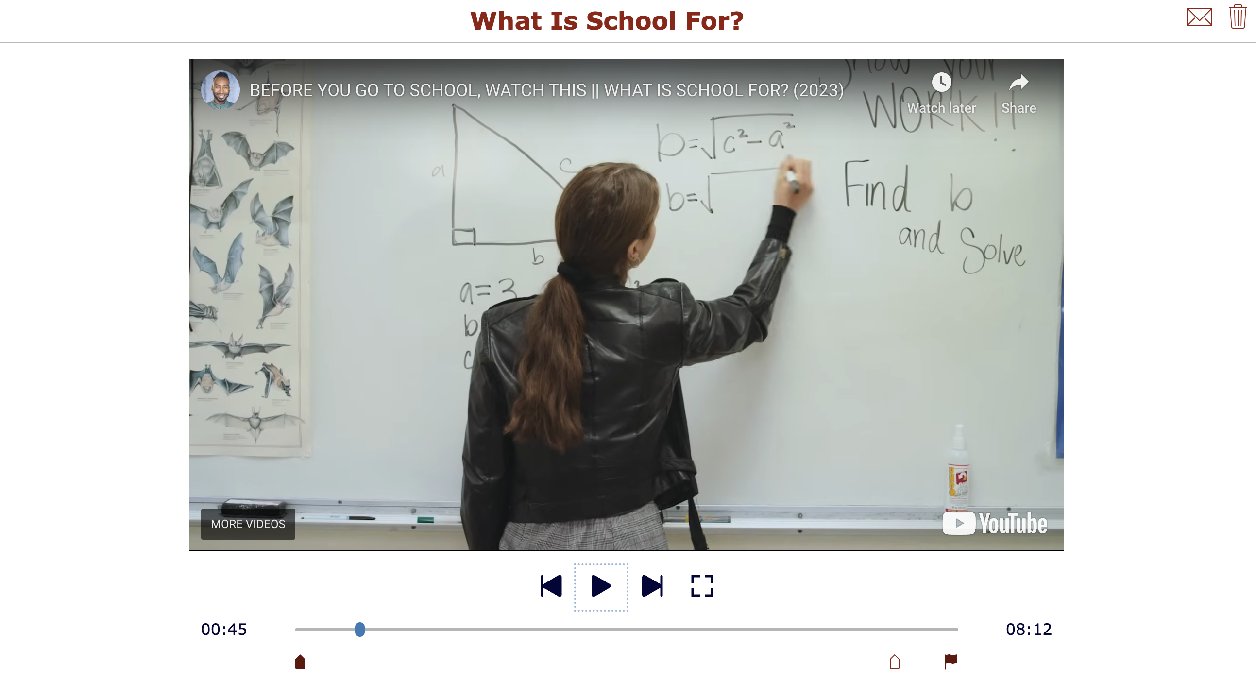 What is school for? SDG 4 Video Quiz
