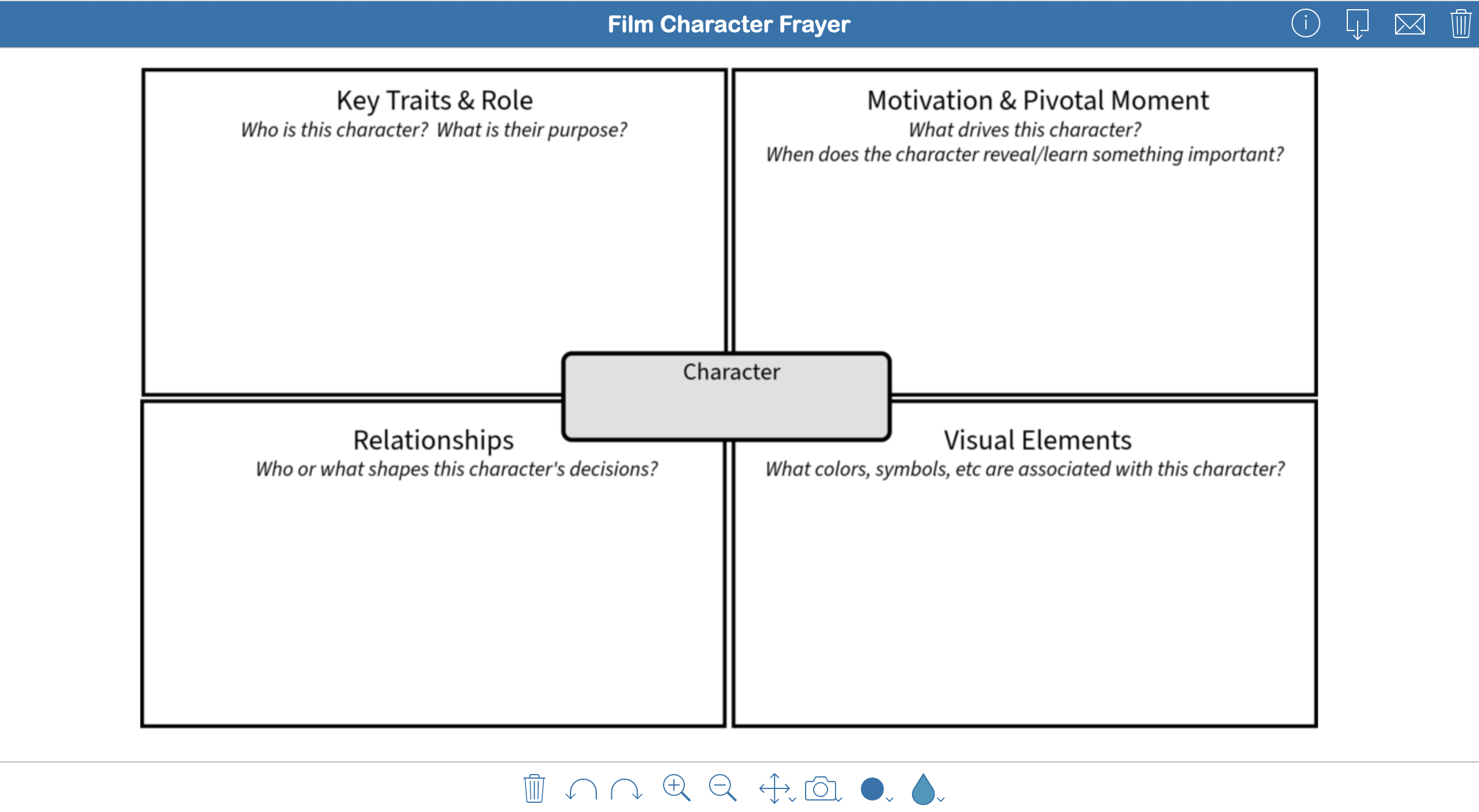 Film Character Frayer Advanced Version