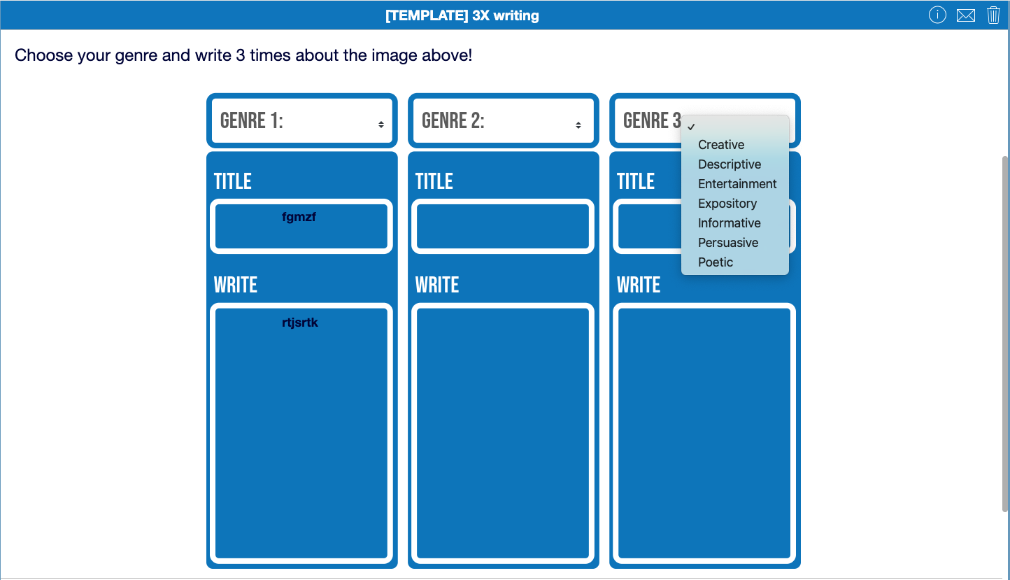 3x EduProtocol template in BookWidgets