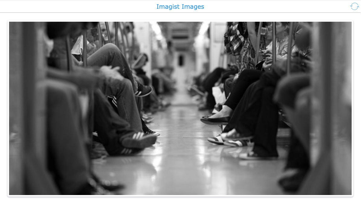 Use of random images to inspire student poetry writing activities