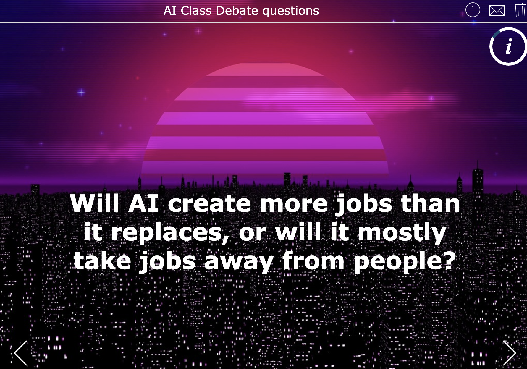 Ready-to-use lesson plan to teach students about artificial intelligence class debate