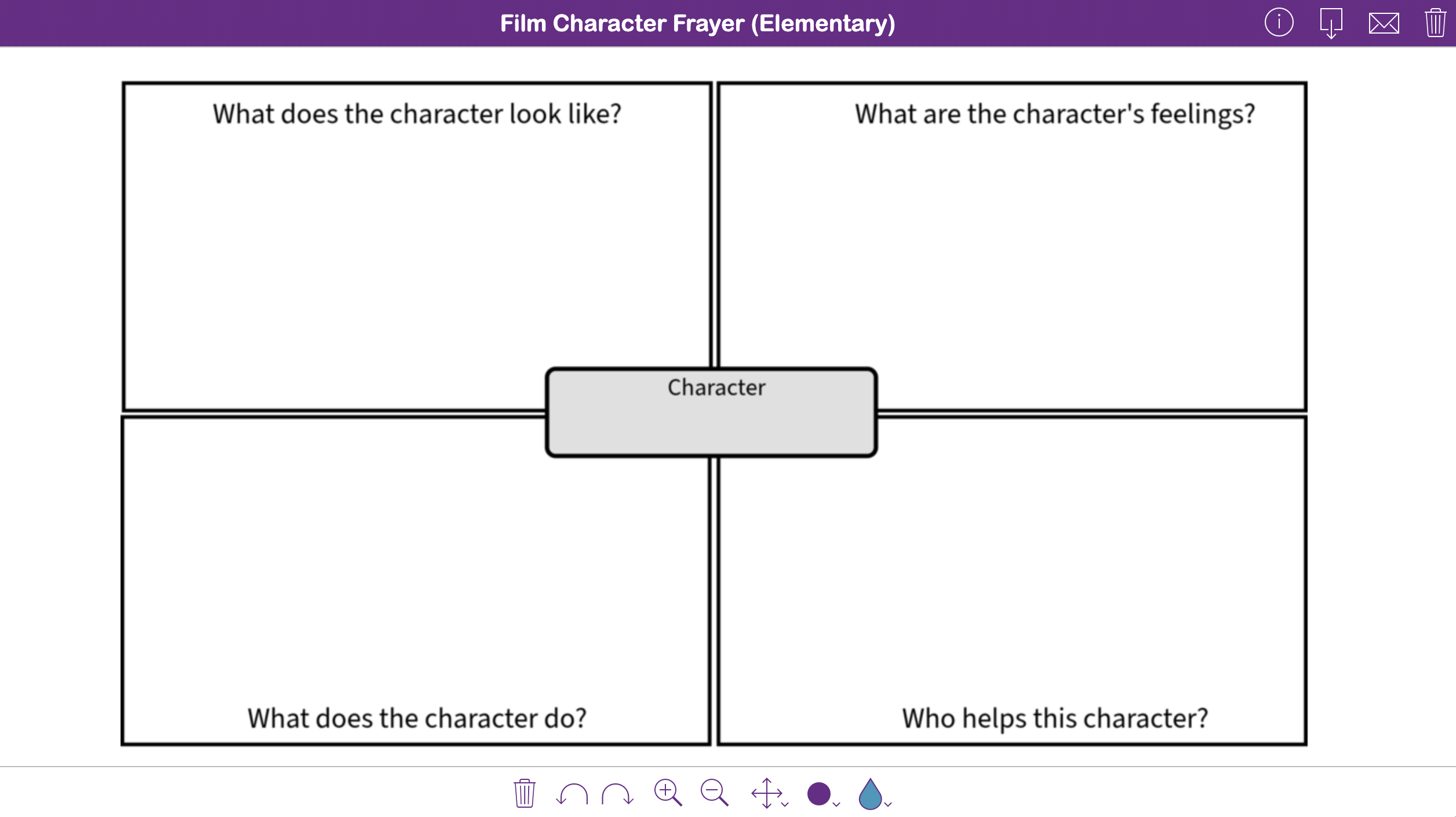 Film Character Frayer Elementary Version