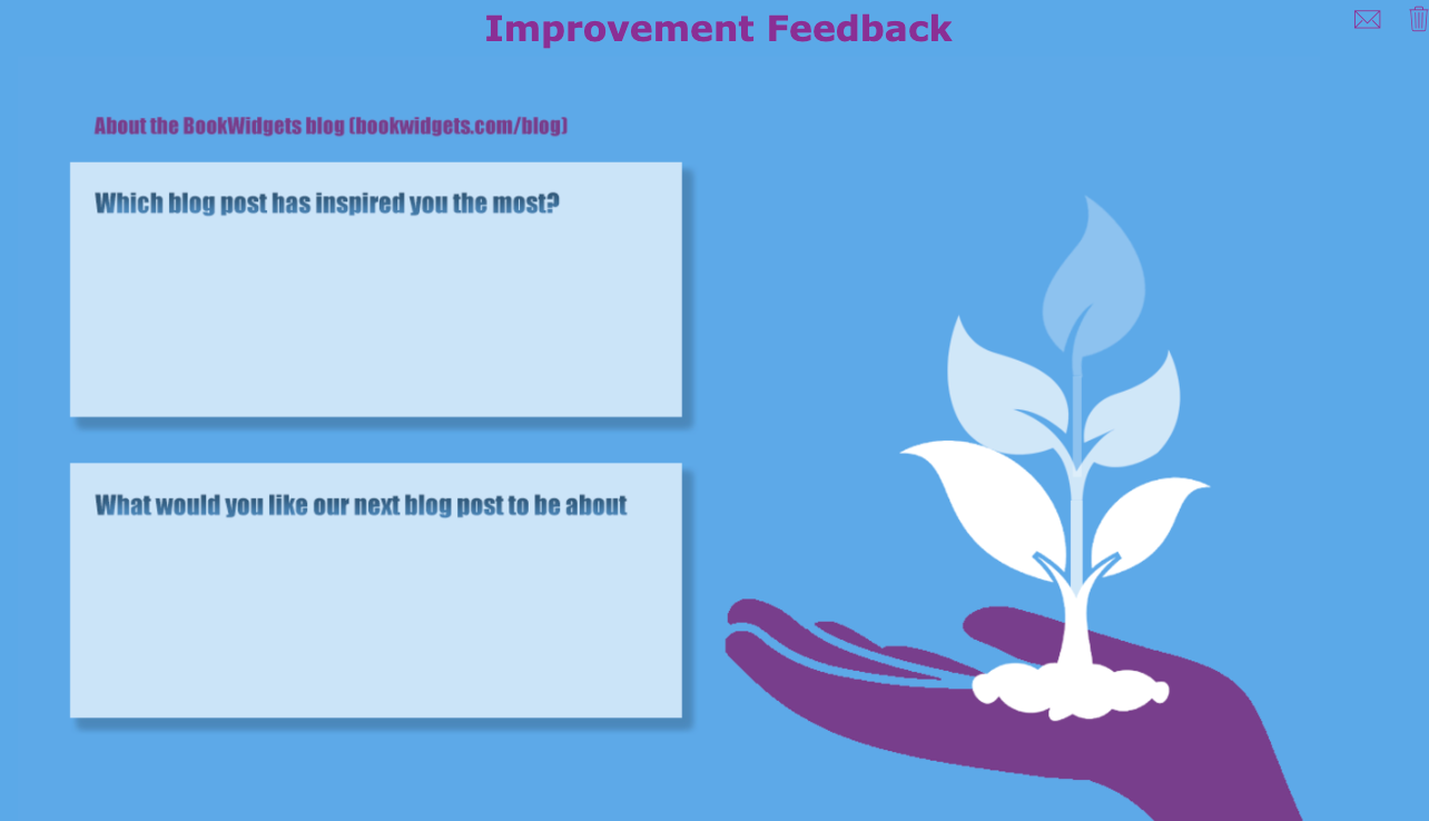 digital exit ticket - Improvement
